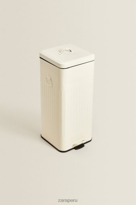 Zara unisexo bote de basura de cocina BDP8J1775 accesorios crema