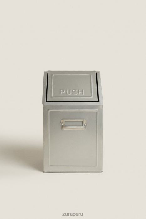 Zara unisexo papelera con tapa (169 oz) BDP8J1777 accesorios acero