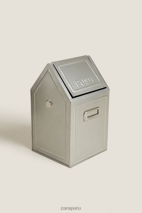 Zara unisexo papelera con tapa (169 oz) BDP8J1777 accesorios acero