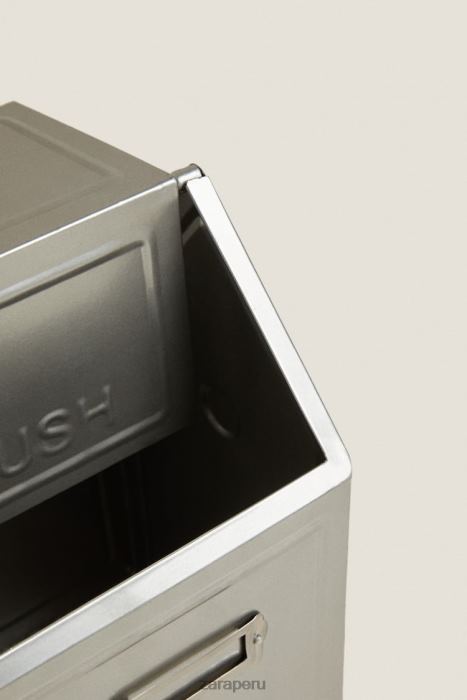 Zara unisexo papelera con tapa (169 oz) BDP8J1777 accesorios acero