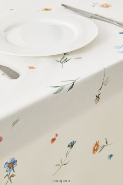 Zara unisexo mantel con estampado floral BDP8J1678 accesorios verde
