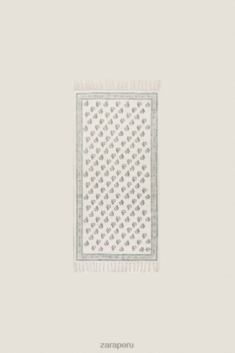 Zara unisexo alfombra con estampado de bloques BDP8J1642 accesorios multicolor