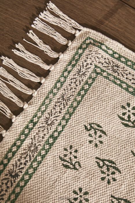 Zara unisexo alfombra con estampado de bloques BDP8J1642 accesorios multicolor