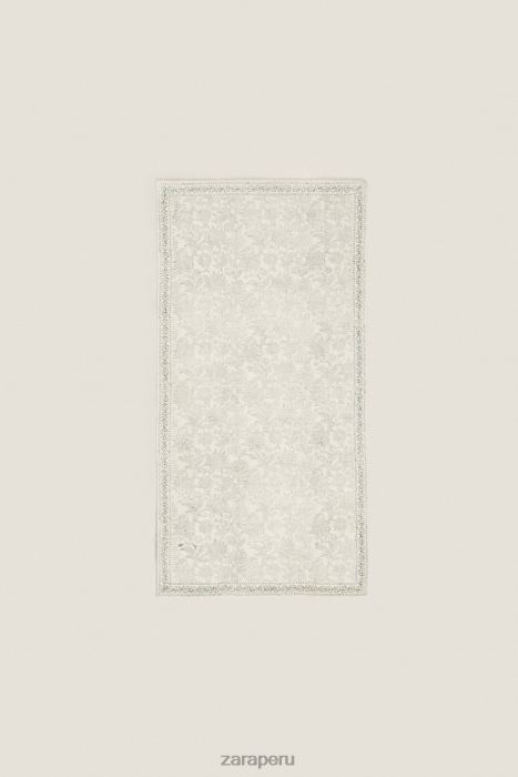 Zara unisexo alfombra con estampado de bloques BDP8J1643 accesorios multicolor