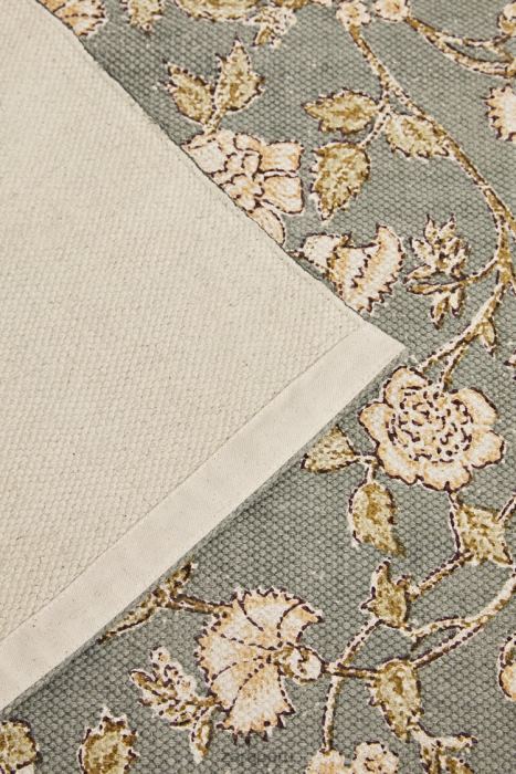 Zara unisexo alfombra con estampado floral BDP8J1641 accesorios multicolor