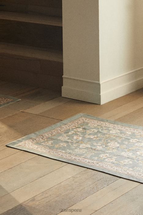 Zara unisexo alfombra con estampado floral BDP8J1641 accesorios multicolor