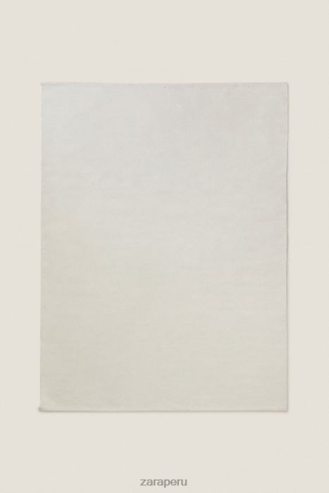Zara unisexo alfombra de mezcla de lana BDP8J1650 accesorios crudo