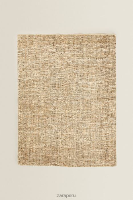 Zara unisexo alfombra de yute. BDP8J1647 accesorios beige claro