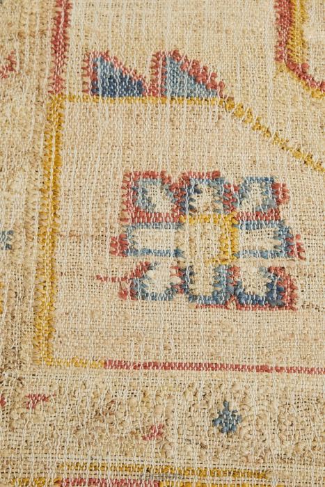 Zara unisexo alfombra de yute vintage BDP8J1640 accesorios beige claro