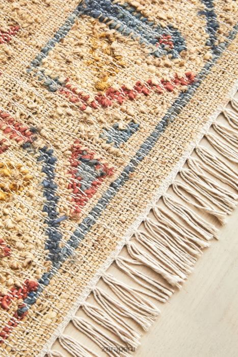 Zara unisexo alfombra de yute vintage BDP8J1640 accesorios beige claro