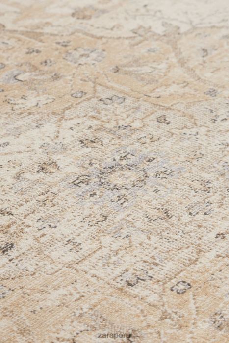 Zara unisexo alfombra efecto vintage BDP8J1657 accesorios marrón