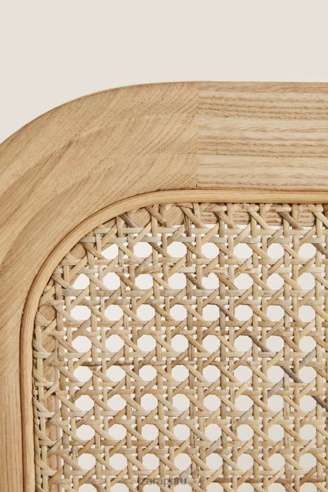 Zara unisexo cabecero de fresno y ratán BDP8J1634 accesorios beige claro