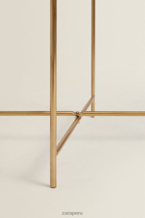 Zara unisexo mesa auxiliar de mármol BDP8J1632 accesorios crema