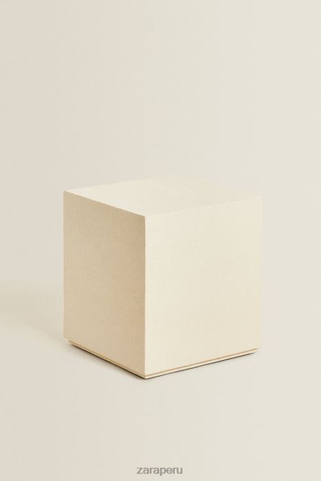 Zara unisexo mesa con acabado de cemento BDP8J1633 accesorios ostra blanca