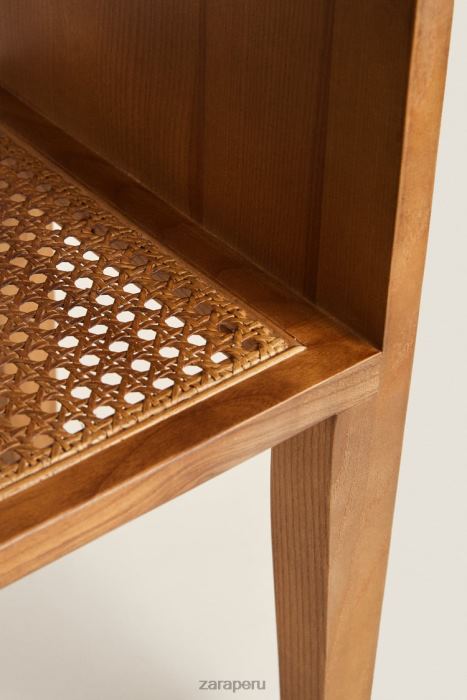 Zara unisexo mesita de noche de madera BDP8J1630 accesorios marrón