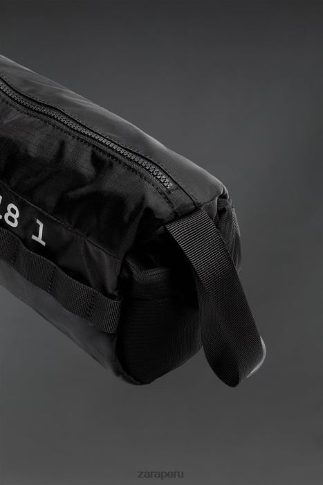 Zara hombres bolsa de lavado técnica BDP8J1279 accesorios negro