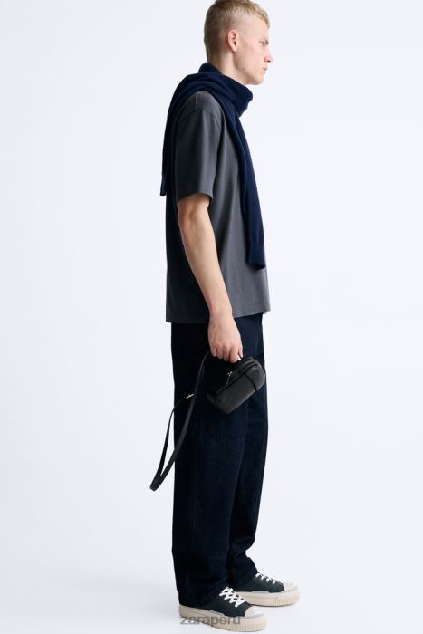 Zara hombres bolsa suave para teléfono BDP8J1309 accesorios negro