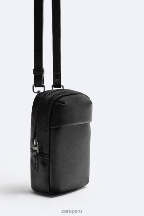 Zara hombres bolsa suave para teléfono BDP8J1309 accesorios negro