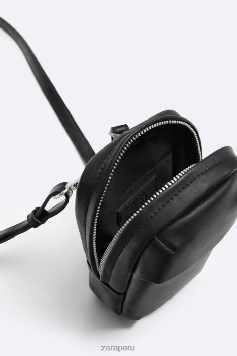 Zara hombres bolsa suave para teléfono BDP8J1309 accesorios negro