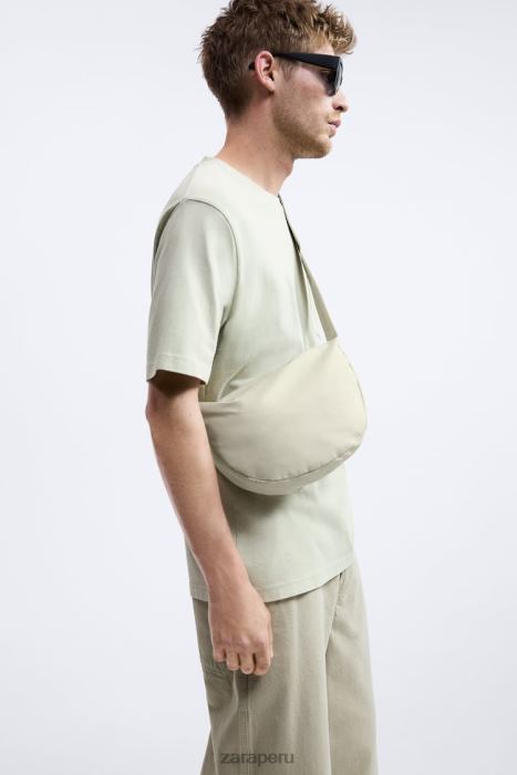 Zara hombres bolso de hombro mini de nailon BDP8J1335 accesorios hielo