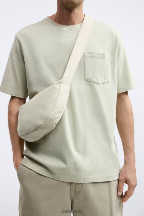 Zara hombres bolso de hombro mini de nailon BDP8J1335 accesorios hielo