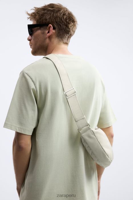 Zara hombres bolso de hombro mini de nailon BDP8J1335 accesorios hielo