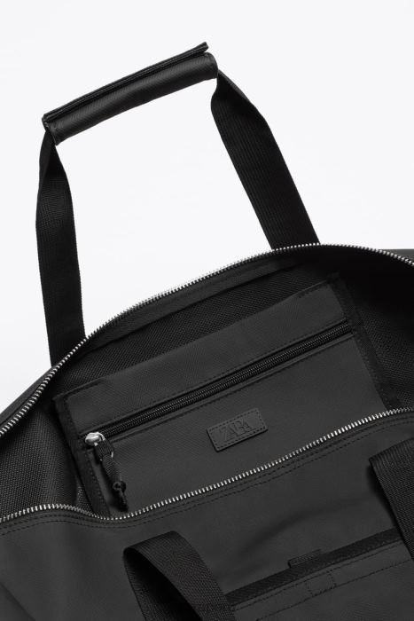 Zara hombres bolso de lona texturizado BDP8J1288 accesorios negro