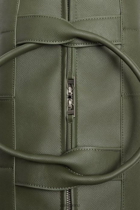 Zara hombres bolso de lona texturizado BDP8J1328 accesorios verde