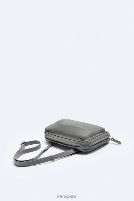 Zara hombres bolso tipo cartera tipo bandolera BDP8J1306 accesorios verde