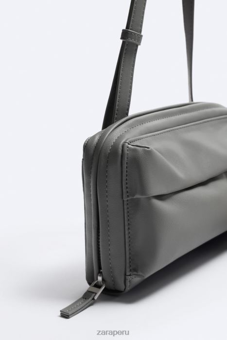 Zara hombres bolso tipo cartera tipo bandolera BDP8J1306 accesorios verde