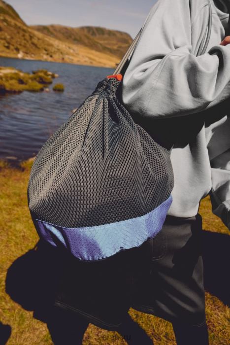 Zara hombres portador de pelota de malla atlética BDP8J1510 accesorios gris