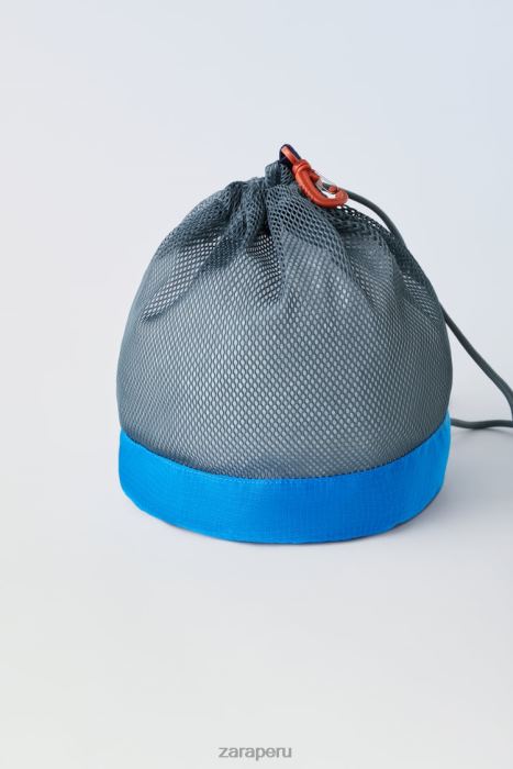 Zara hombres portador de pelota de malla atlética BDP8J1510 accesorios gris