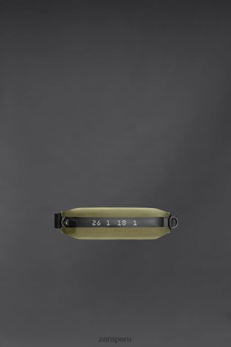 Zara hombres riñonera deportiva Athleticz BDP8J1283 accesorios verde caqui