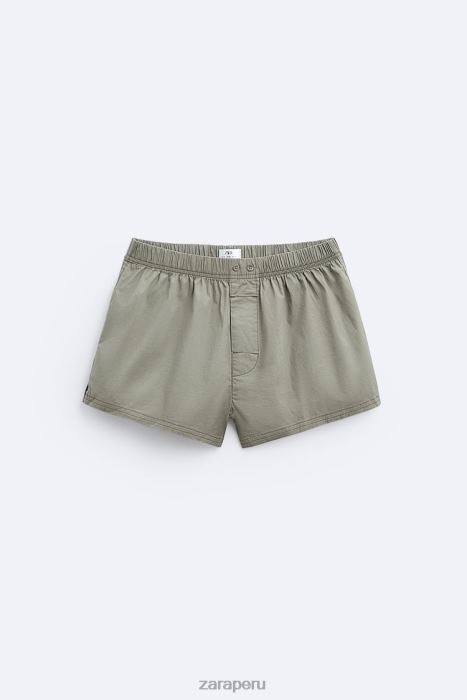 Zara hombres Pack de 2 bóxers cortos de popelín BDP8J1418 accesorios varios