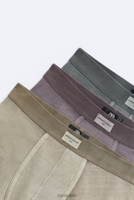 Zara hombres Pack de 3 boxers combinados. BDP8J1429 accesorios varios