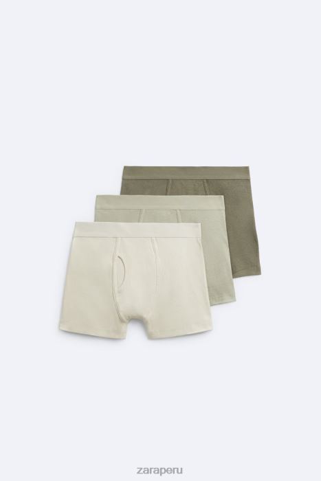 Zara hombres Pack de 3 boxers texturizados BDP8J1425 accesorios varios