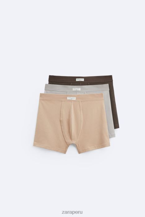 Zara hombres Paquete de 3 boxers blandos BDP8J1427 accesorios varios