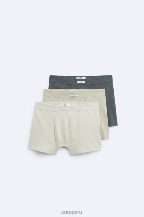 Zara hombres Paquete de 3 boxers blandos BDP8J1428 accesorios varios
