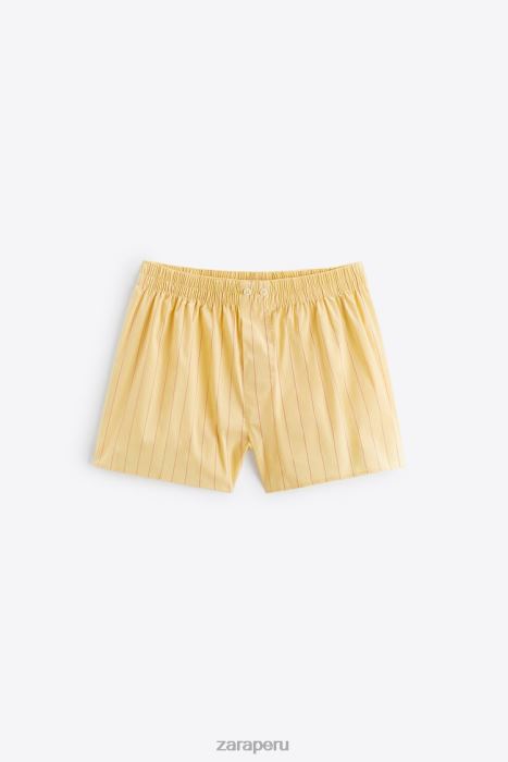 Zara hombres pack de dos bóxers de popelín a rayas BDP8J1416 accesorios varios