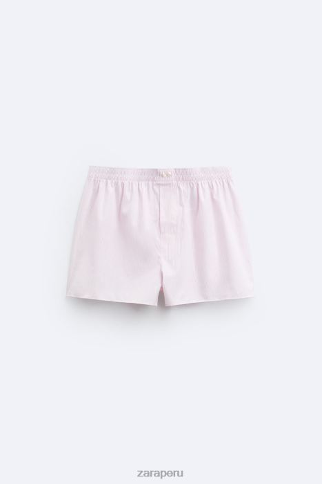 Zara hombres pack de dos bóxers de popelín a rayas BDP8J1417 accesorios varios