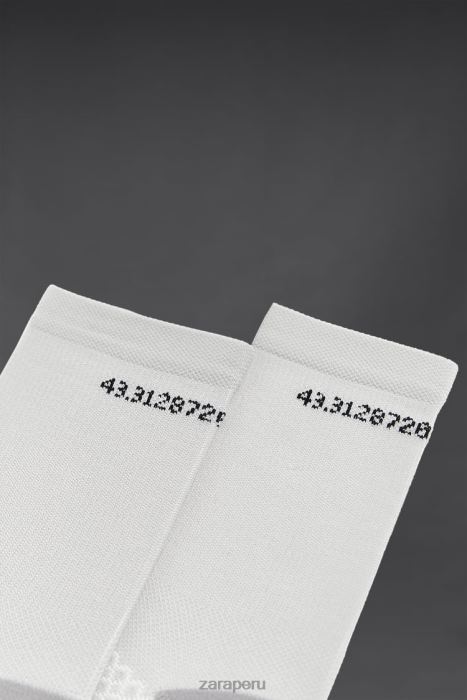 Zara hombres paquete de 2 calcetines deportivos BDP8J1411 accesorios gris