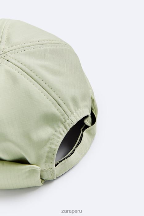 Zara hombres sombrero corto BDP8J1449 accesorios caqui claro