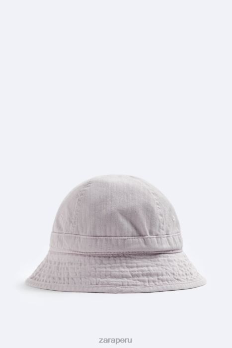 Zara hombres sombrero de copa BDP8J1448 accesorios lila