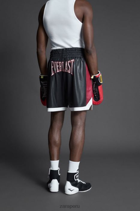 Zara hombres pantalones cortos de boxeo everlast BDP8J1236 ropa negro