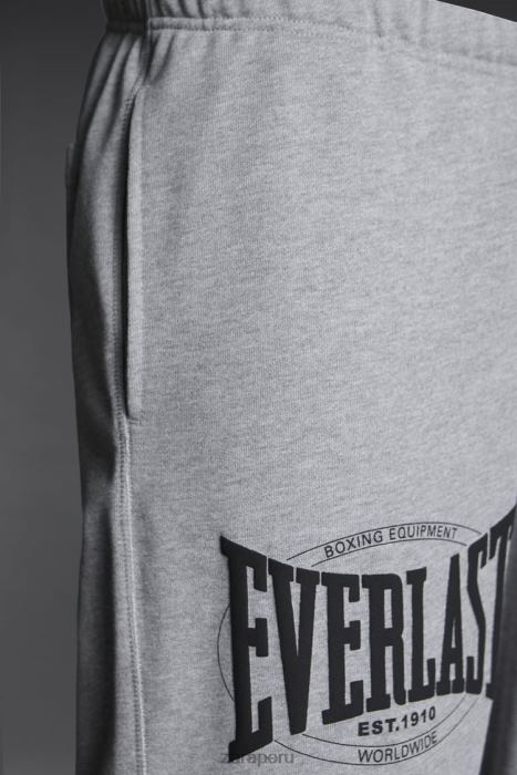 Zara hombres pantalones de jogging everlast BDP8J946 ropa marga gris