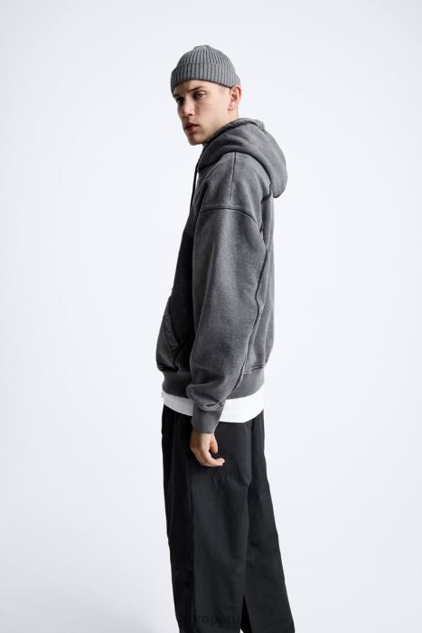 Zara hombres pantalones técnicos con cinturón BDP8J952 ropa negro