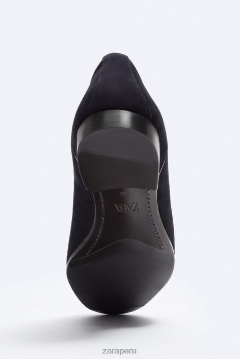 Zara hombres mocasines con borlas de ante BDP8J1275 calzado azul