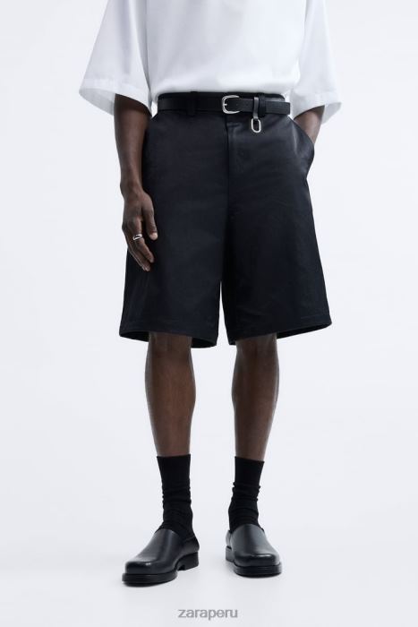 Zara hombres mules de piel suave - edición limitada BDP8J1264 calzado negro