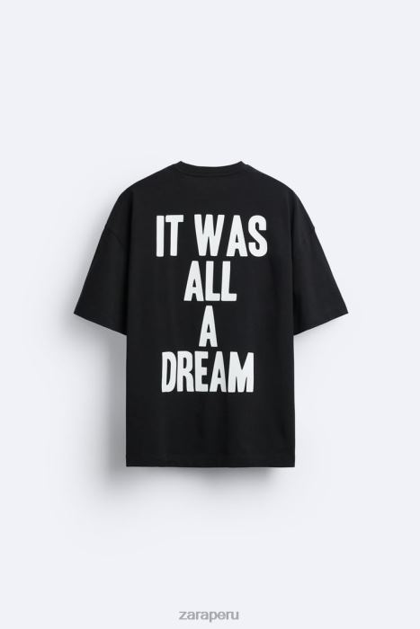 Zara hombres camiseta the notorious b.i.g.brooklyn mint BDP8J1217 ropa negro