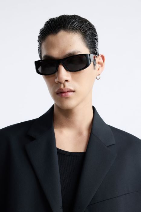 Zara hombres Chaqueta traje 100% lana edición limitada BDP8J1147 ropa negro